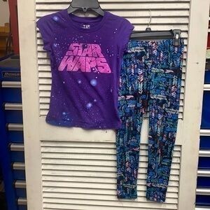 Star Wars Purple Tee & Arrow Leggings size…
